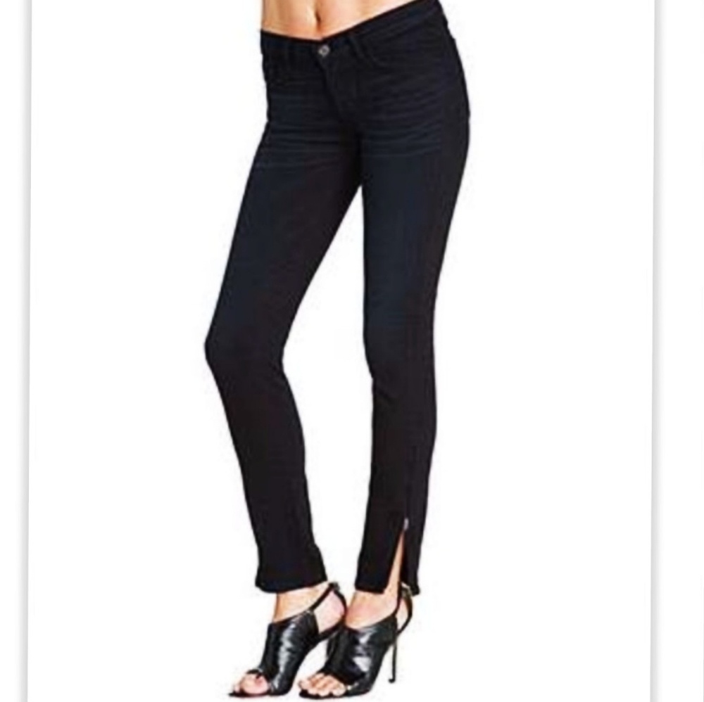 J Brand The Deal Black Denim Zippers Jeans 26 - Picture 4 of 4